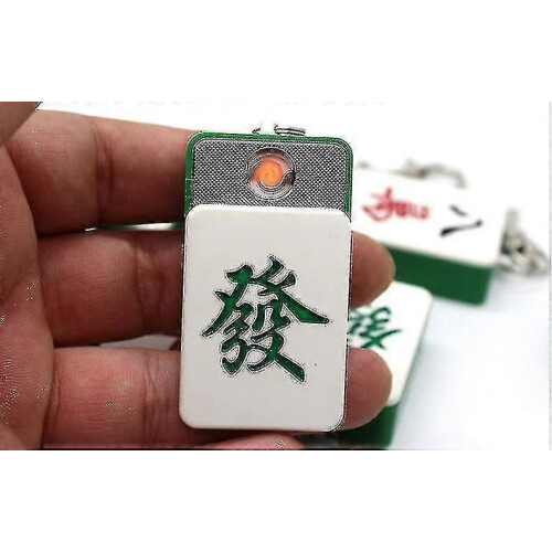 (eighty thousand) Rechargeable Lighter, Simulated Mahjong Abs Shape Electronic Cigarette Lighter, Usb Rechargeable Lighter,