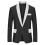(3XL-NERO)Abito da smoking slim fit da uomo 1