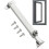 (Flat foot) Stainless Steel Window Support Practical Telescopic Window Limiter Windproof Brace Stopper Angle Controller 3