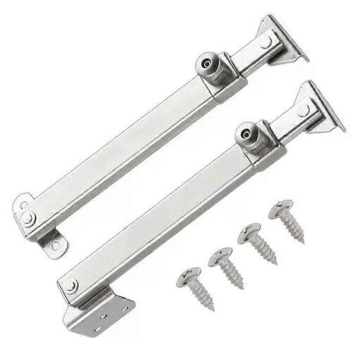 (Flat foot) Stainless Steel Window Support Practical Telescopic Window Limiter Windproof Brace Stopper Angle Controller 1