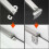 (Corner style) Stainless Steel Window Support Practical Telescopic Window Limiter Windproof Brace Stopper Angle Controller 5