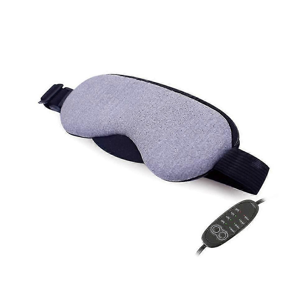 Grey (Grey) Heated Eye Mask, For Stye Blepharitis Moist Treatment With Flaxseed, Warm Therapy To Unclog Glands,