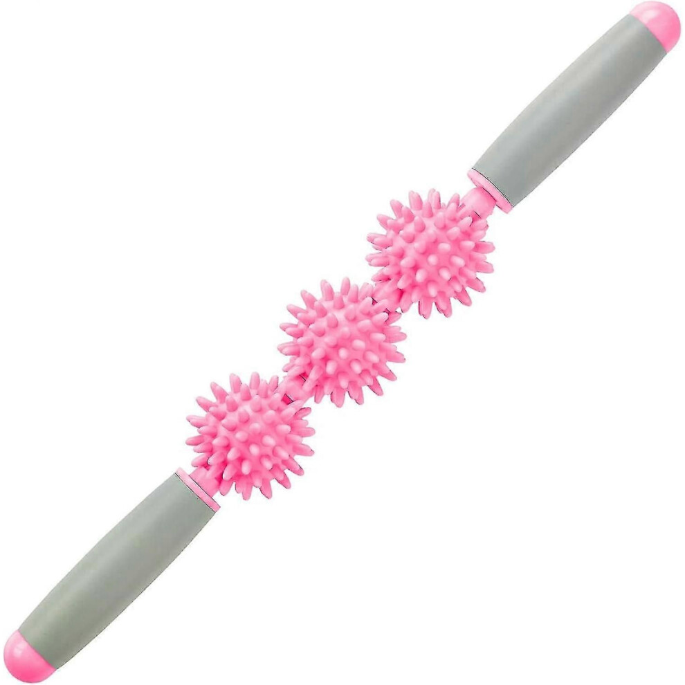 Pink (Pink) Fascia Muscle Roller - Cellulite Massager - Fascia Roller For Cellulite & Sore Muscles - Neck, Leg,