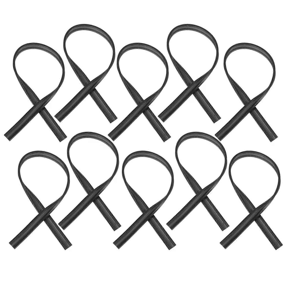 (70.00X1.00x0.50cm) 10Pcs Frameless Wipers Rubber Strips Car Windshield Wiper Blades Refills Boneless Wiper Rubber Strip 9013291354326