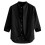 (3XL-nero)Camicia a maniche lunghe a righe in lino da uomo 1
