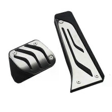 (black) Pedal For BMW 1 2 3 4 Series F20 F21 F22 F30 F31 F32 F36 Fuel Gas Brake Clutch Foot Rest Pedal Pad Cover