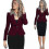 (S, red) Women's Lightweight Work Office Blazer Jackets 1