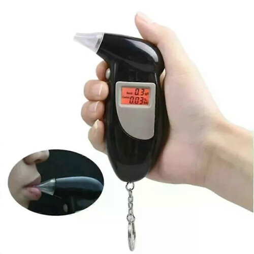 (No Backlight) Portable Breath Alcohol Tester Handheld Breathalyzer Alcotest Alcohol Test Tools Backlight Digital Set 1