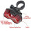 (Horizontal) 1pc Bicycle Rear Light AAA Batteries High Visibility Red Light Tail Light Horizontal Or Vertical MTB 3