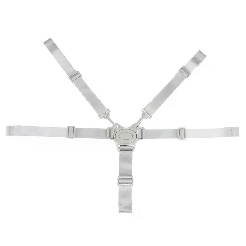 (Gray) Universal Baby Dining Feeding Chair Safety Belt Portable Seat Chair Seat Belt Gray