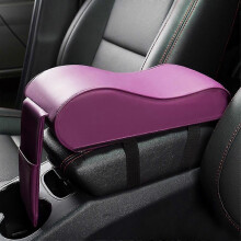 (Purple) Car Armrest Pad Universal Auto Armrests Car Center Console Arm Rest Seat Box Pad Vehicle Protective