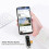 (Black) Mobile Phone s 5-in-1 USB Type C/USB/TF/SD Memory Card Reader OTG Adapter 2