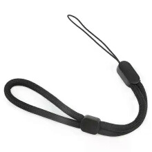 (Negro) Correa de seguridad para cámara de casco, compatible con luces de bicicleta Garmin Edge (antipérdida)