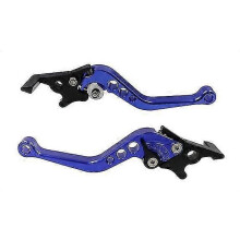 (Blue) Pair Of Aluminum Universal Motorcycle Clutch Drum Brake Lever