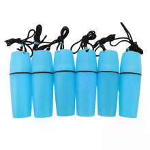 (Blue) 6Pcs Kayak Container Bottle ABS Waterproof Portable Kayak Sealed Bottle Dry Canister with Hook Rope