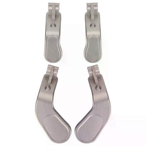 (Silver) Controller Paddles Stainless Steel Replacement Controller Accessory for Microsoft Xbox One Elite Controller