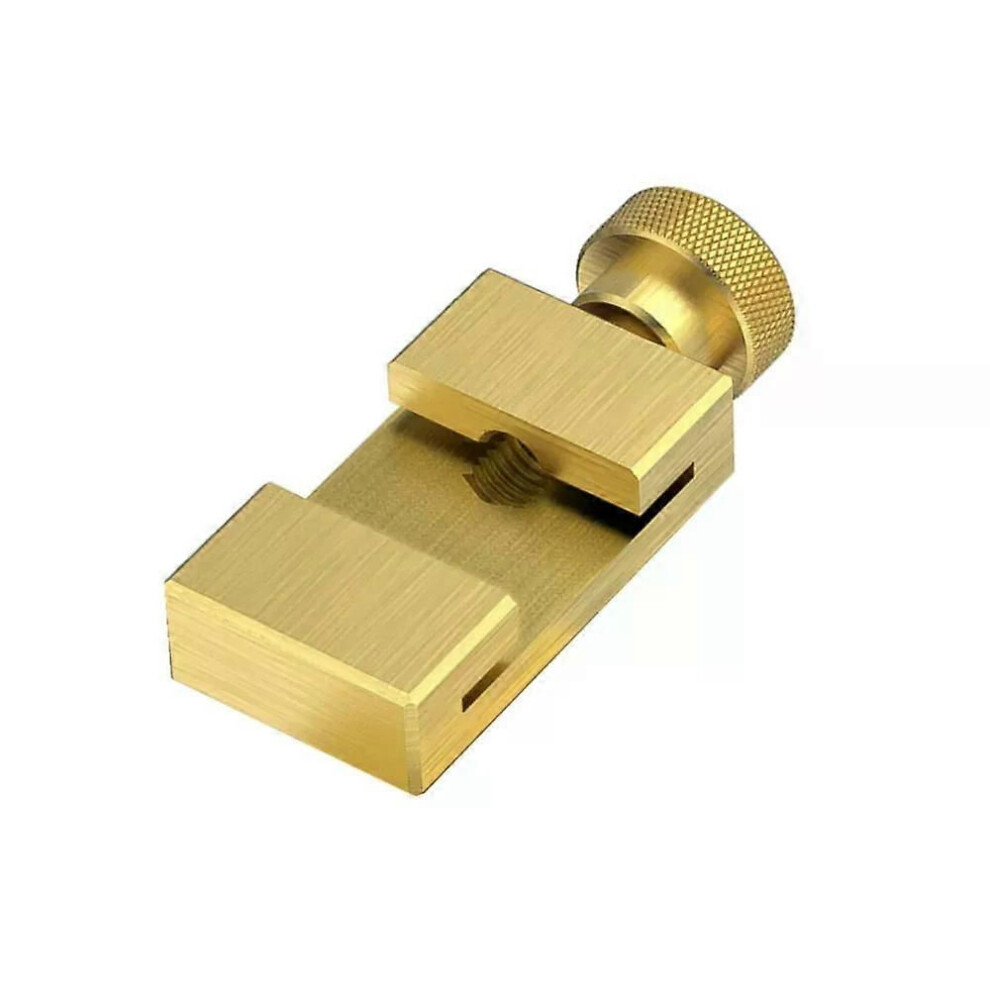 (No Ruler) Adjustable Steel Ruler Positioning Block Ruler Stop Fences Angle Marking Gauge Brass Line Scriber Ruler 9013291358553