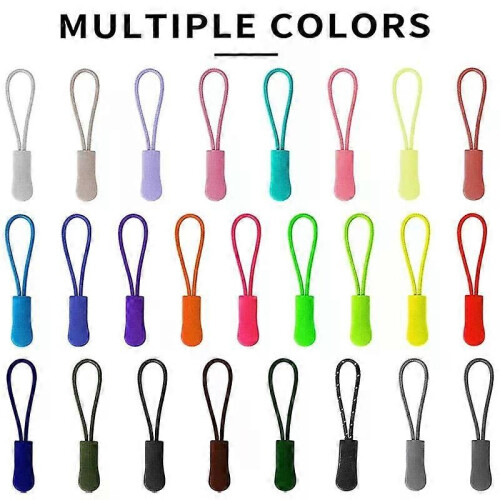 (20pcs) 10/20Pcs Zipper Pull Puller End Fit Rope Tag Replacement Clip Broken Buckle Fixer Zip Cord For Backpacks 1