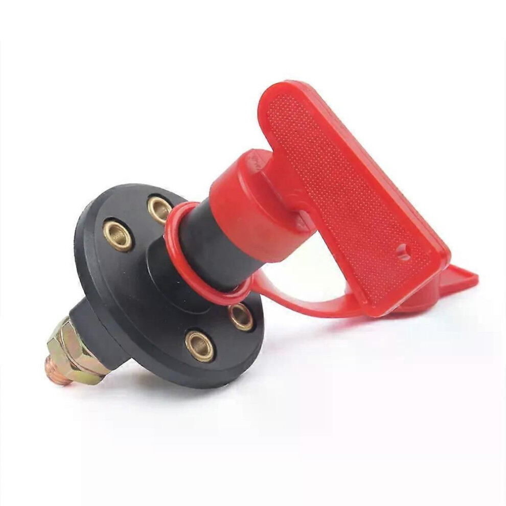 (4 Holes) Universal Battery Switch 12V Battery Disconnect Isolator Rotary Battery Knob Switch For Auto Truck Boat 9013291353176