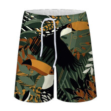 (XL) Herr 3D-tryck Andningsbara Strandshorts Badbyxor För Semester