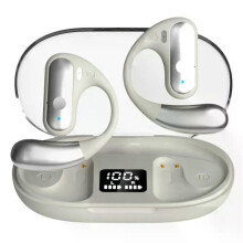 (WHITE) 144 Languages AI Translator Earbuds Bluetooth-Compatible 53 Real-Time Translation Earphones Noise Cancelling