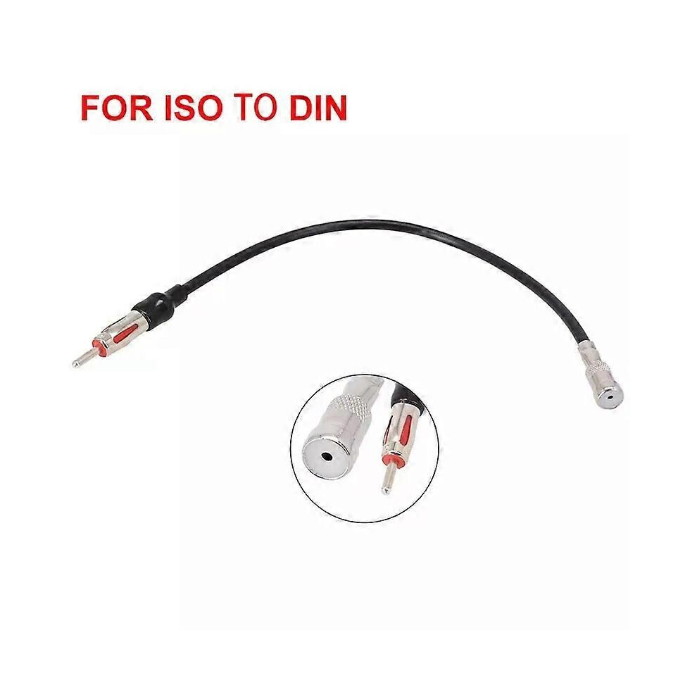 (For Iso To Din) 15Cm Car Radio Antenna Adapter Fakra Z Plug To Din Plug For Fm Am Antenna Car Audio Converter Car Stereo 9013291355484