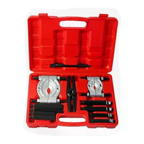 (12PC) 14Pcs Separator Combination Set Bearing Splitter Mechanical Double Disc Puller Chuck Gearbox Outer Bearing 1