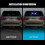 (B) 1 Set Car Devil Eyes Light Modification Eye Animation Led Display Decor Pixel Panel Window Trim Lamp 5