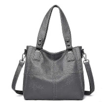 (grey) Leather Luxury Handbags Women Bags Designer Handbags Ladies Shoul