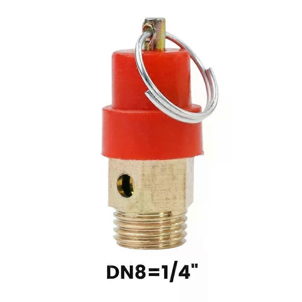 (1-4) High Performance Brass Safety Relief Valve For Air Compressors Rated To Operate Safely At 120Psi With 9013291360747