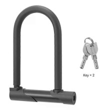 (Type U lock) U-Shaped Bicycle Anti Theft Lock Portable Hydraulic Alloy Steel with Easy Unilateral Unlock Ideal for