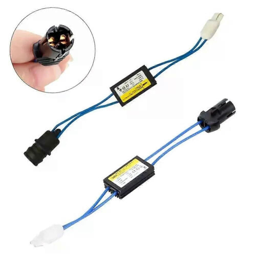 (Soft) Universal Car T10 LED Signal Light Decoder 12V Load Resistance Warning Eliminates Decoder Motorcycle 1