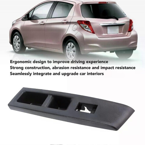 (Right) Front Armrest Upper Panel Right Hand Drive Side Door Window Switch Bezel Cover Replacement for Yaris 1