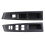 (Right) Front Armrest Upper Panel Right Hand Drive Side Door Window Switch Bezel Cover Replacement for Yaris 4