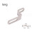 (Long) Motorcycle Universal Exhaust Bracket Muffler Pipe Z Type Mounting Clamp Bracket Long Strip Piece Fixed 1