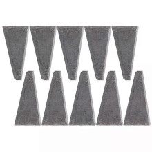 (Harmaa 3,20 x 1,00 x 0,20 cm) 10 kpl kolmiokiila hiiliteräksestä kirves korjaustyökalu metallinaulojen