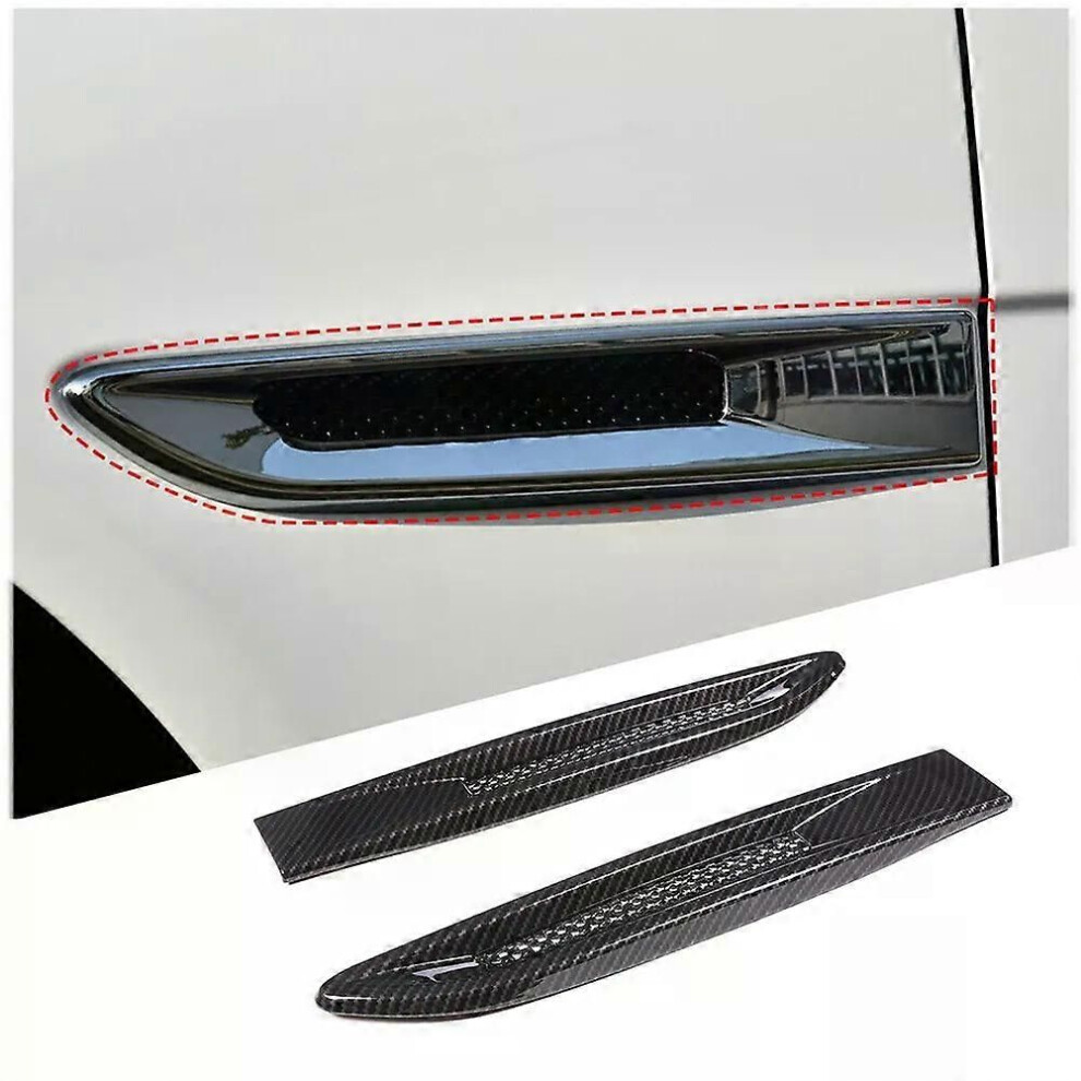 (Carbon Fiber) For Jaguar Fpace Xe Xf X761 19 Car Side Fender Air Vent Outlet Trim Factory Specifications High Reliability 9013291371682