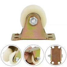 (V-30MM) 1pcs Nylon Grooved Roller V-30MM/U-30MM Track Pulley For Bracket Track Pulley Triangular Iron Steel