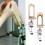 (with PU Leather) Leather sewing holder universal leathercraft sewing tools for 5