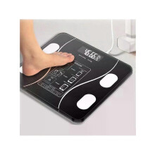 (Rosa) 1 unidad Báscula digital inteligente para peso y grasa corporal, báscula de baño inteligente