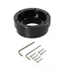 (black) 70mm Aluminum Alloy Game Racing Steering Wheel Adapter Plate For Logitech G29 G920 G923 Steering Wheel