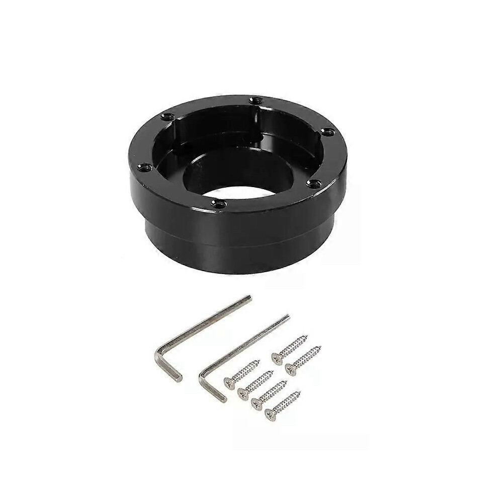 (Black) 70Mm Aluminum Alloy Game Racing Steering Wheel Adapter Plate For Logitech G29 G920 G923 Steering Wheel Black 9013291378032