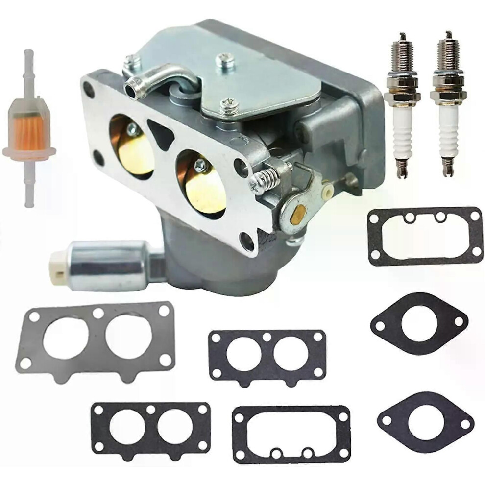 (Silver) Carbman 791230 Carburetor For Briggs & Stratton 791230 799230 699709 499804 499809 V-Twin 20Hp 21Hp Silver 9013291363236
