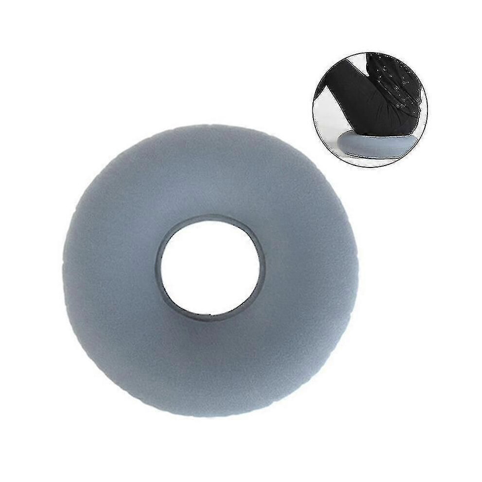 (Gray) Orthopedic Ring Memory Foam Cushion Donut Cushion For Relief