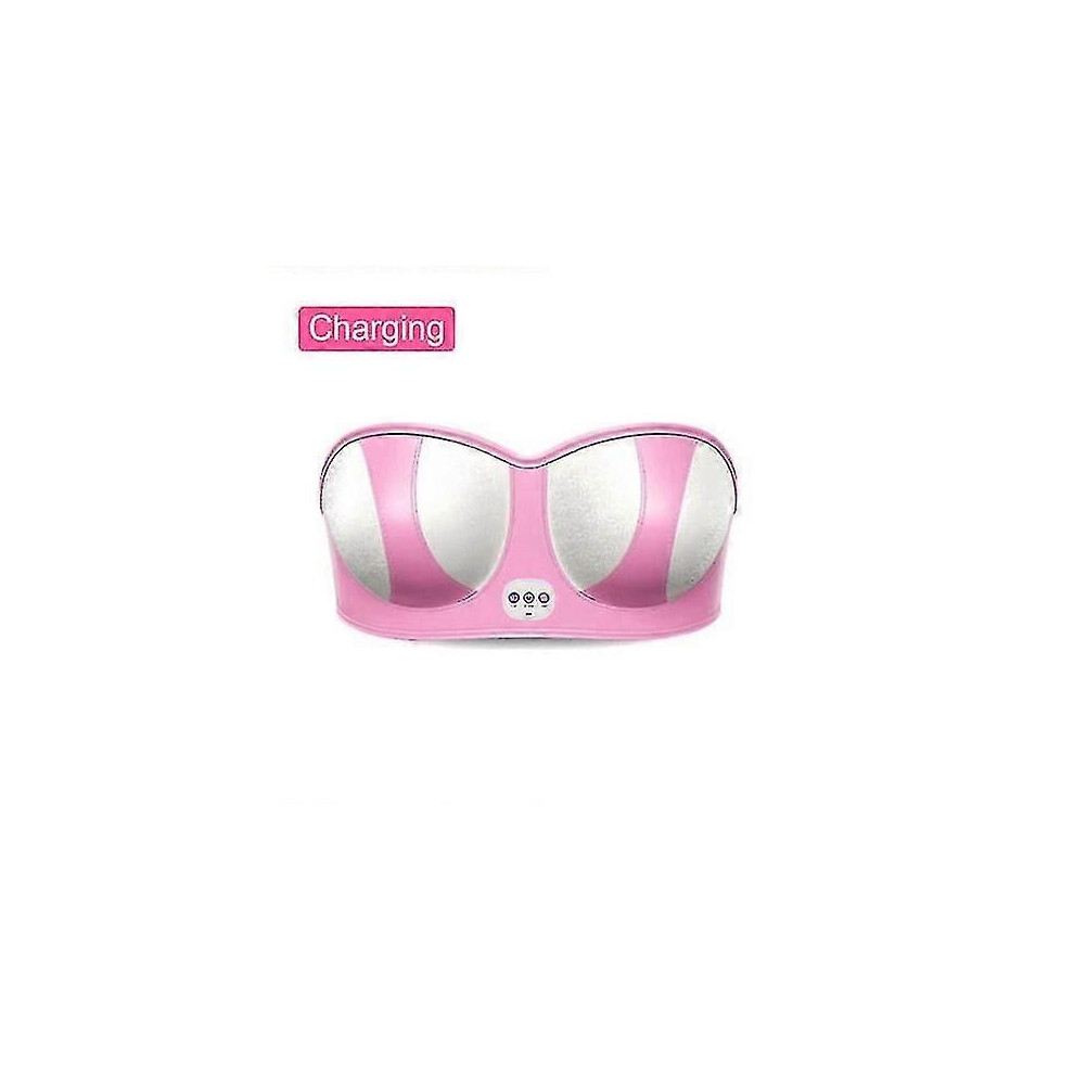 Pink (Pink) Electric Breast Massage Bra Vibration Chest Massager Wireless Breast Enhancement