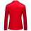 (S, Red) Mens Business Casual One Button Notched Lapel Solid Color Suit Jacket 2