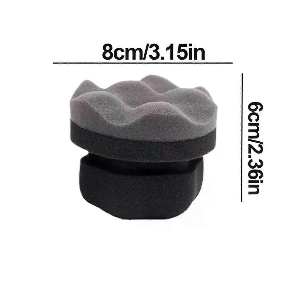 (80X60mm) Tire Shine Applicator Vehicle Tire Stain Removal Sponge Multipurpose Hand Polishing Pads Automobile 9013291378803