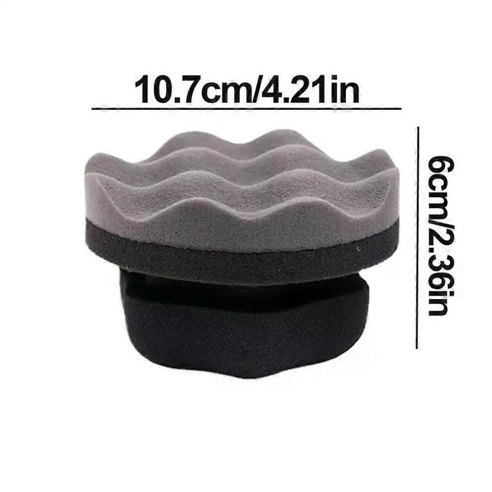 (107X60mm) Tire Shine Applicator Vehicle Tire Stain Removal Sponge Multipurpose Hand Polishing Pads Automobile 9013291378810
