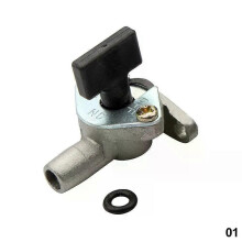 (noir) Robinet de réservoir d'essence pour carburateur de voiture, compatible avec les mini quads 2