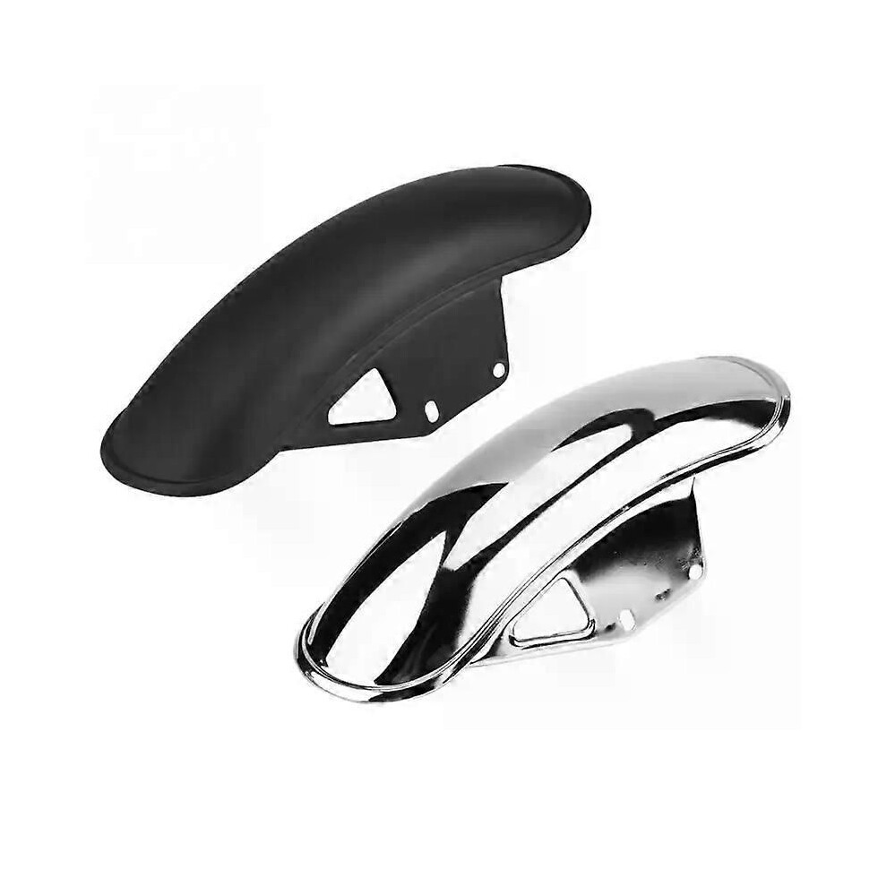 (Black) Motorcycle Front Fender Mud Flap Guard Fairing Mudguard Cover Metal For Suzuki Gn125 Gn250 Motorcycle Black 9013291373891